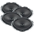 Hertz C165F Cento Series 6.5" 180W 4-Ohm Flat Profile Component Woofers Bundle