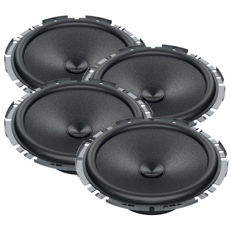 Hertz C165F Cento Series 6.5" 180W 4-Ohm Flat Profile Component Woofers Bundle