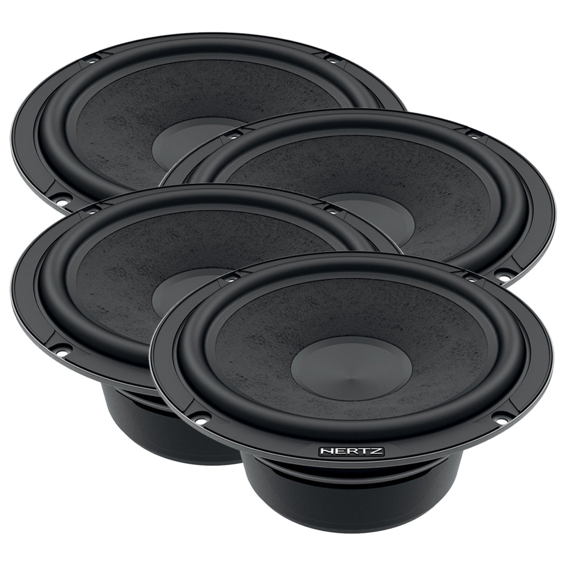 Hertz C165L Cento Series 6.5" 240W 4-Ohm Component Woofers 2 Pairs - Bundle