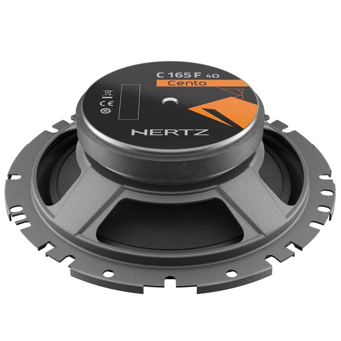 Hertz C165F Cento Series 6.5" 180W 4-Ohm Flat Profile Component Woofers - Pair