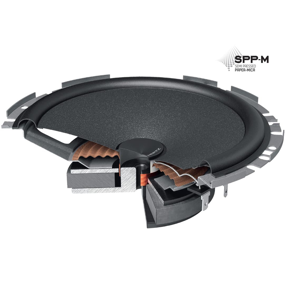 Hertz C165F Cento Series 6.5" 180W 4-Ohm Flat Profile Component Woofers - Pair