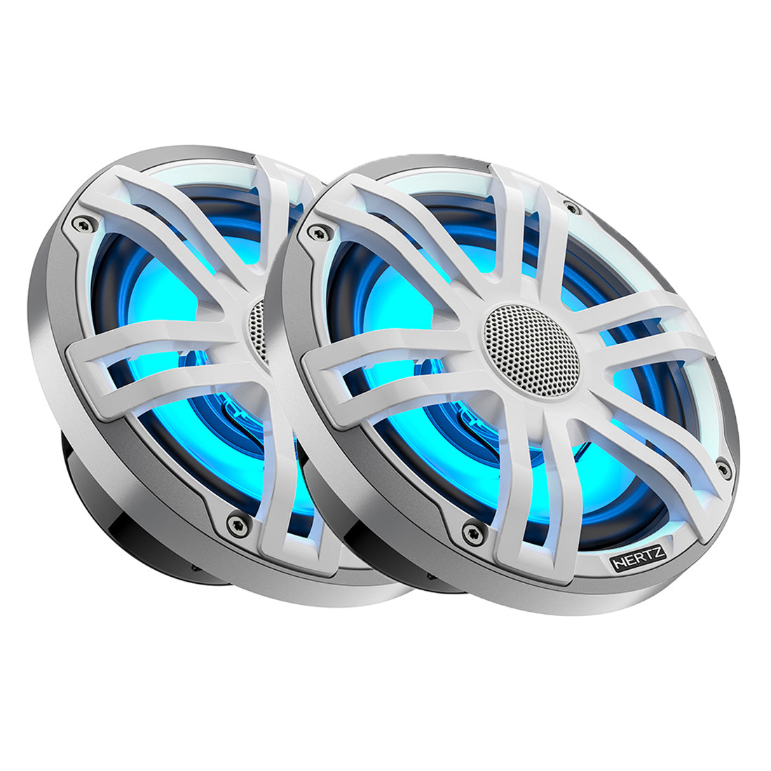 Hertz HEX 6.5 S-LD 6.5" Sport RGB LED Marine Coaxial Speakers - Pair
