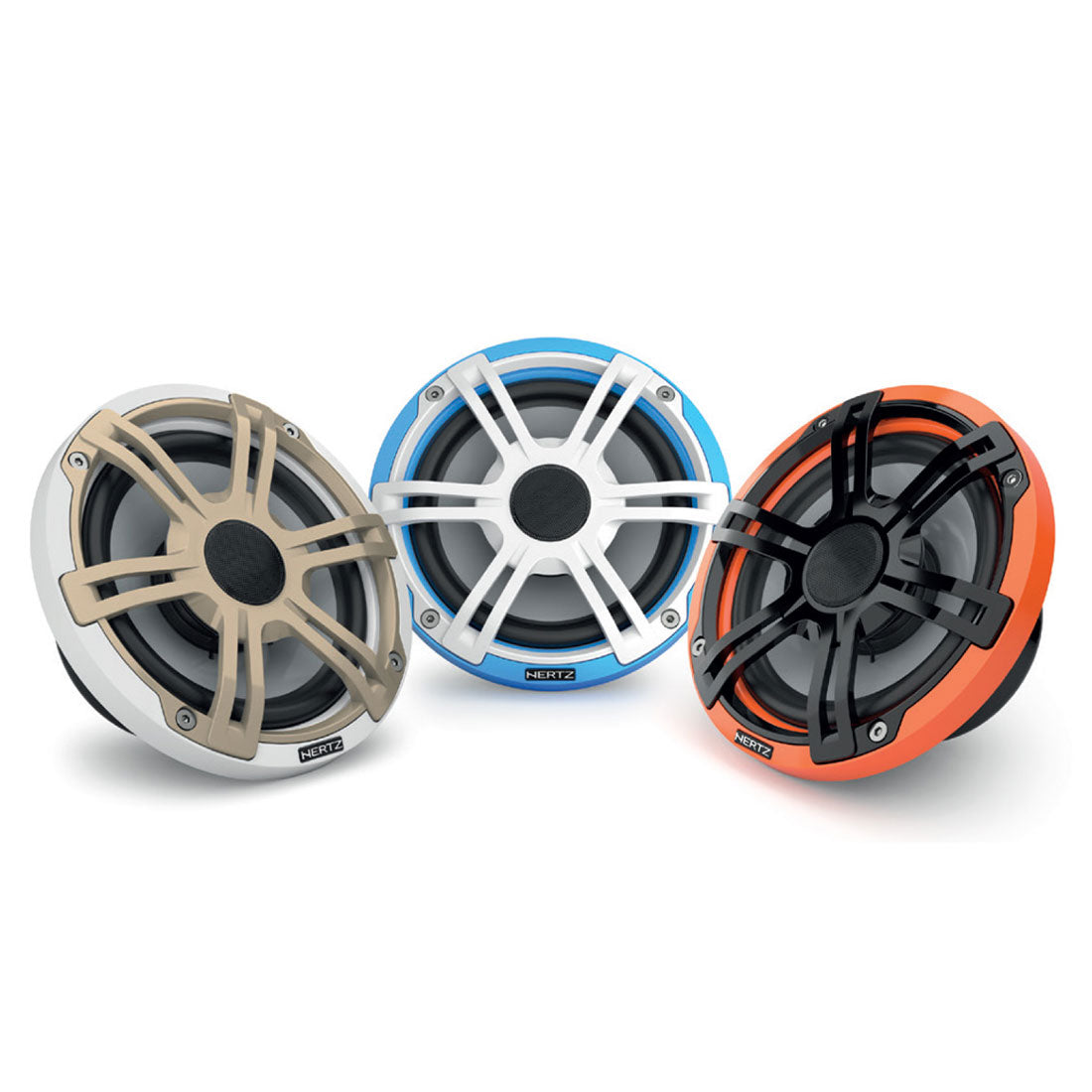 Hertz HEX 6.5 S-LD-G 6.5" Marine/Powersport RGB LED Coaxial Speakers