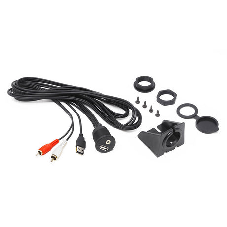 Hertz HMA USB AUX IN Waterproof 2MT Extension Cable