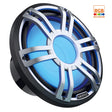 Hertz HMS 10 S4-LD-G 10" 600W 4-Ohm Marine RGB LED Subwoofer - Grey