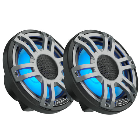 Hertz HMX 7.7 S-LD 7.7" Marine RGB LED Coaxial Speakers - Pair