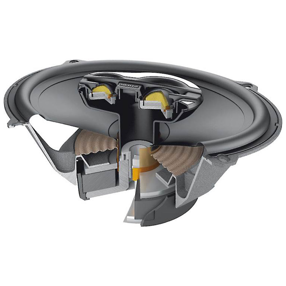 Hertz MPX165.3 6.5" 3-Way Coaxial Car Speakers