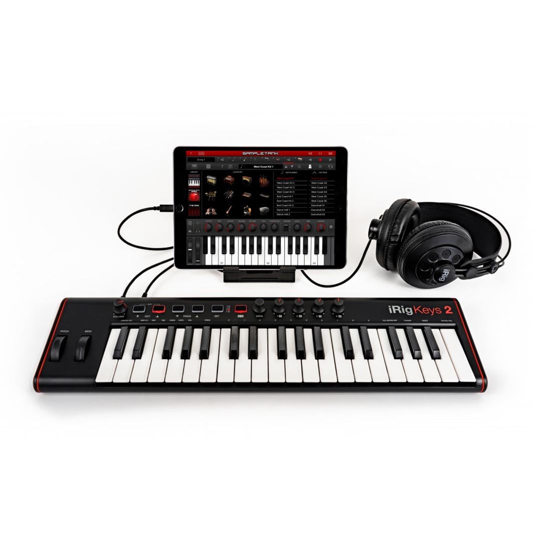 IK Multimedia iRig Keys 2 37-Key USB Midi Keyboard Controller (1141089)