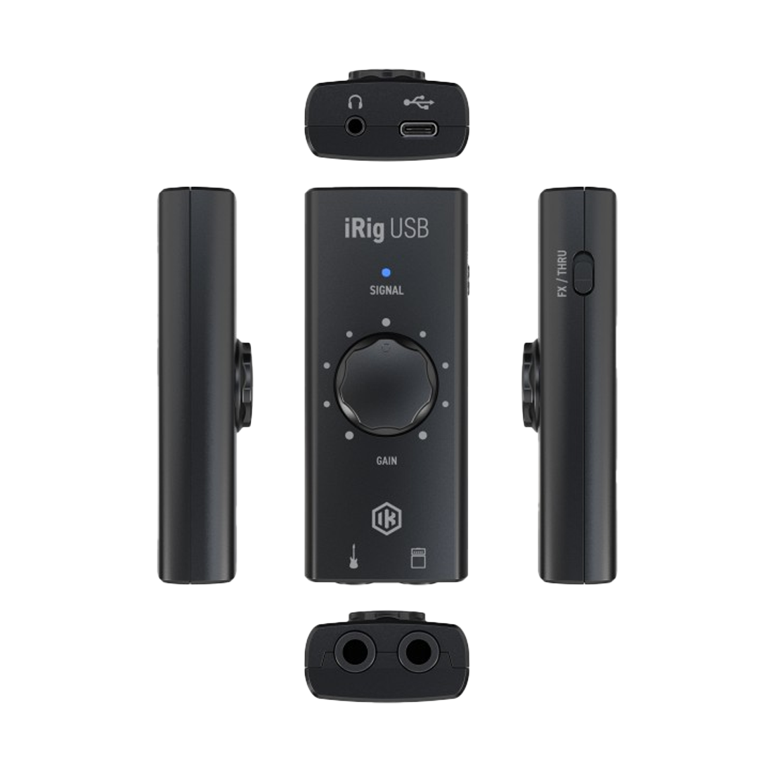 IK Multimedia iRig USB USB-C Guitar Audio Interface for iPhone, iPad, Mac & PC