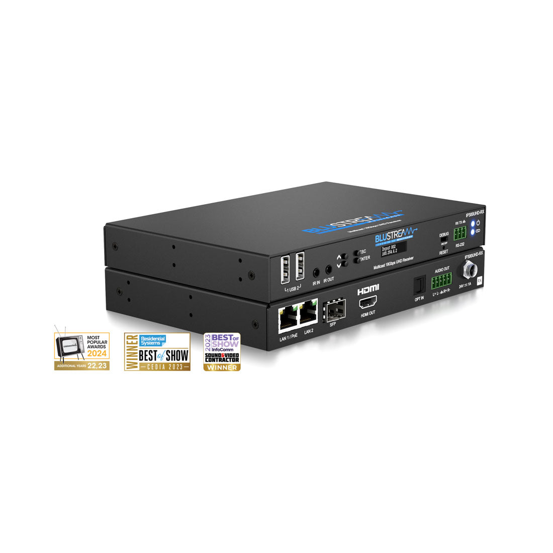 Blustream IP300UHD-RX Video Receiver