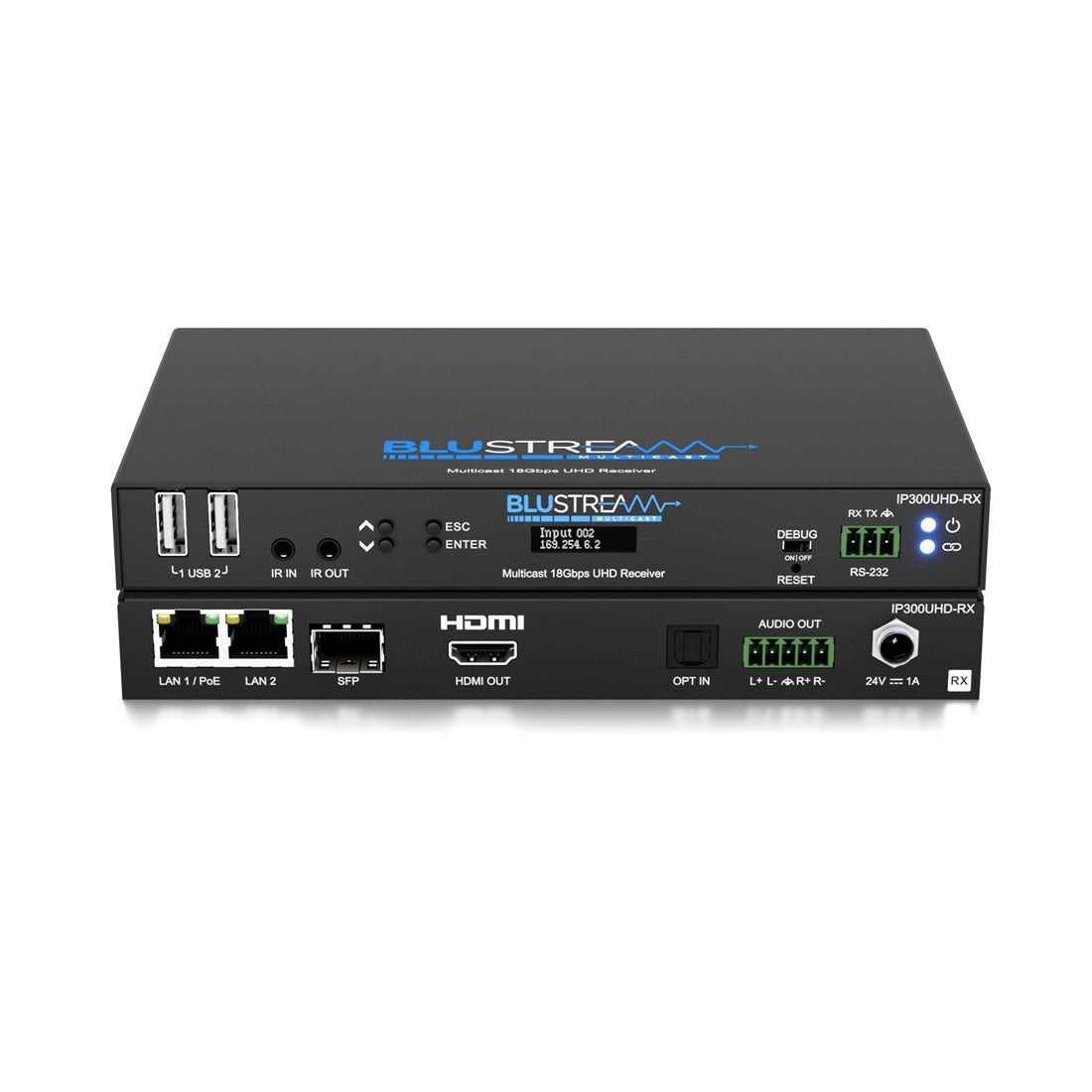 Blustream IP300UHD-RX Video Receiver