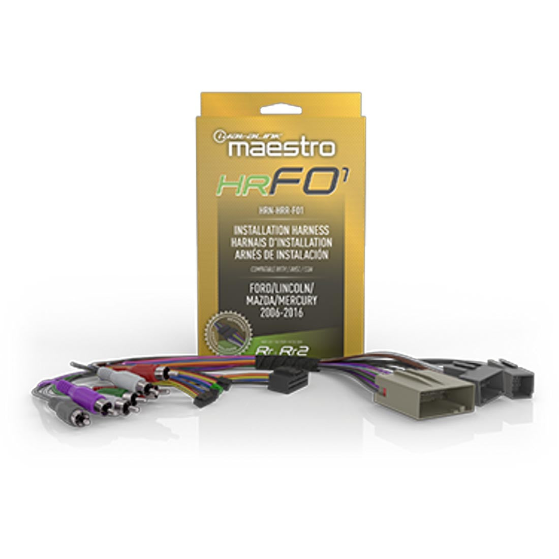 iDatalink Maestro HRN-HRR-FO1 Plug and Play T-Harness for Select Ford Vehicles (HRNHRRFO1)