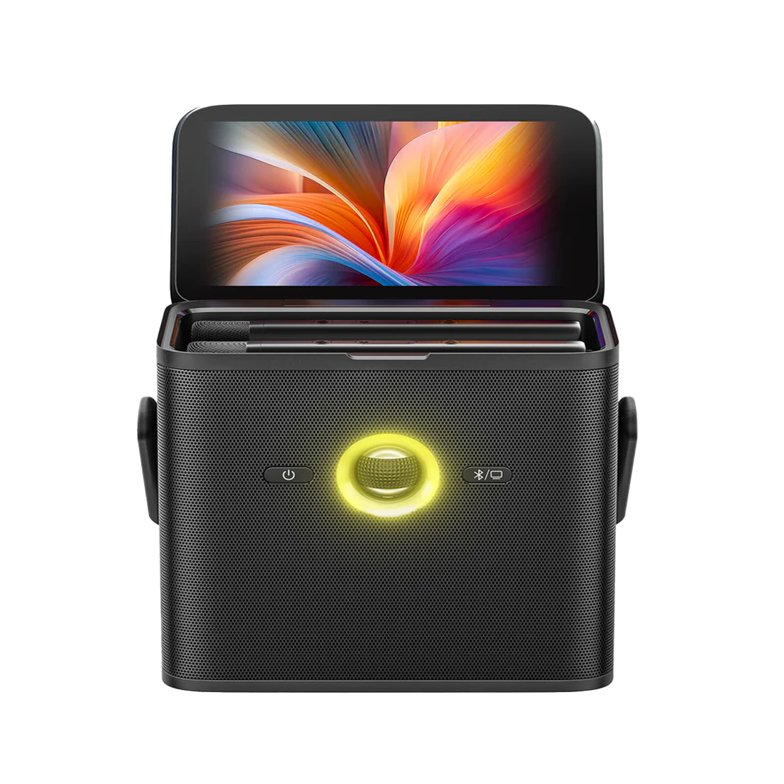 Ikarao Shell S3 Portable Karaoke Machine With 2 Wireless Mics - Black