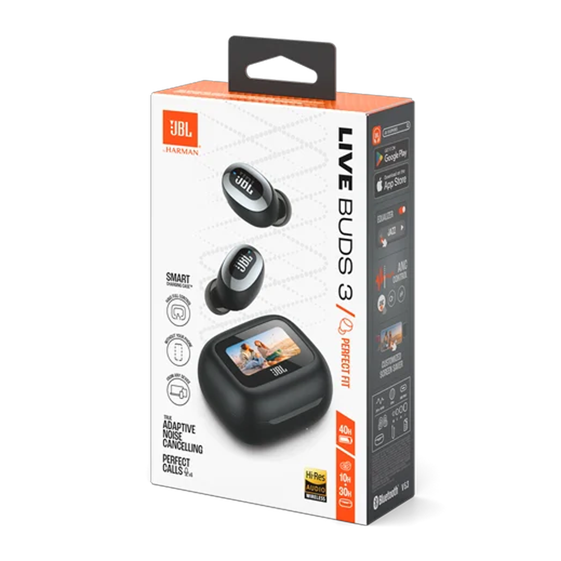 JBL Live Buds 3 Noise-Cancelling Earbuds With Smart Charging Case