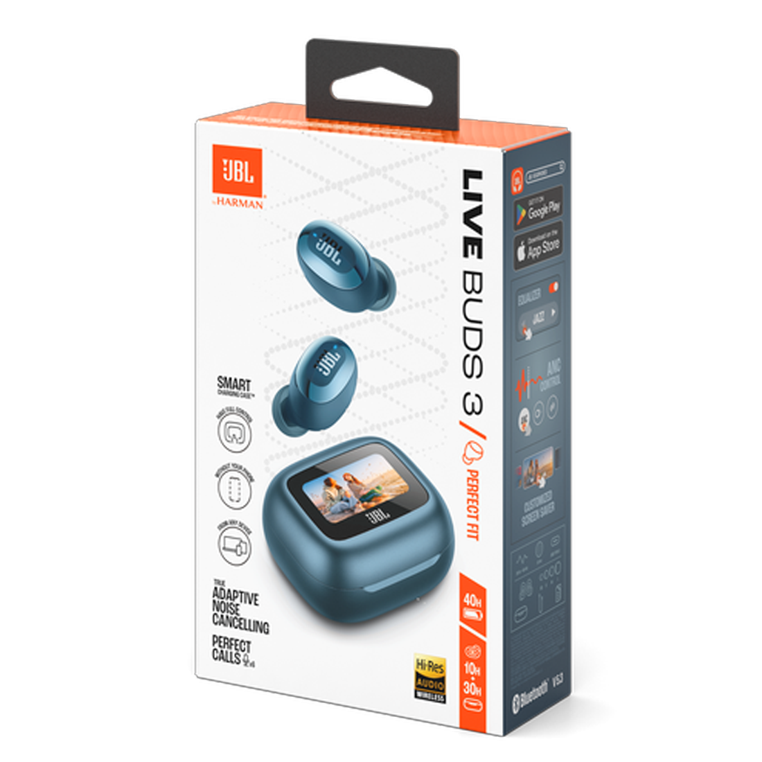 JBL Live Buds 3 Noise-Cancelling Earbuds With Smart Charging Case