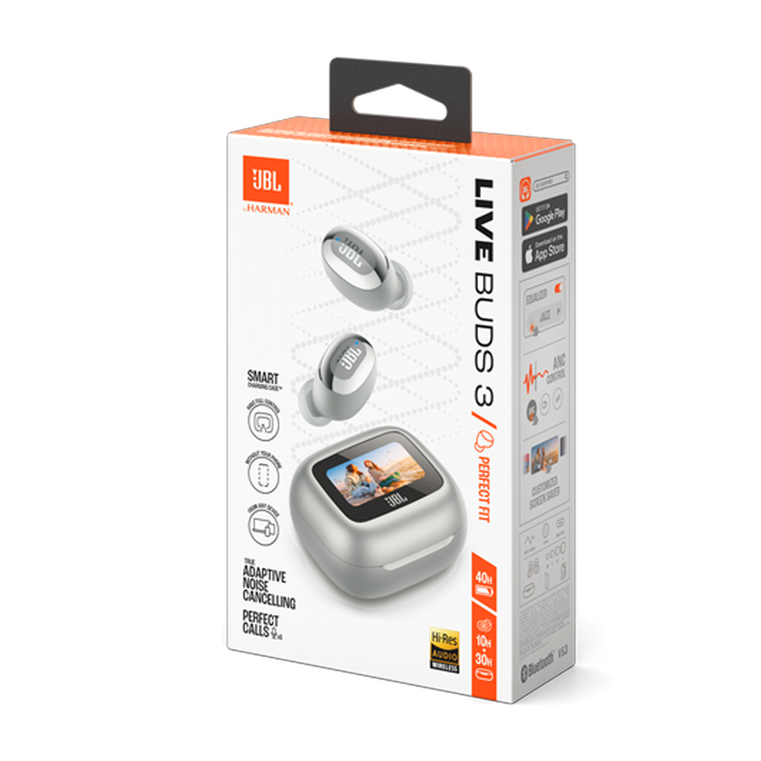 JBL Live Buds 3 Noise-Cancelling Earbuds With Smart Charging Case