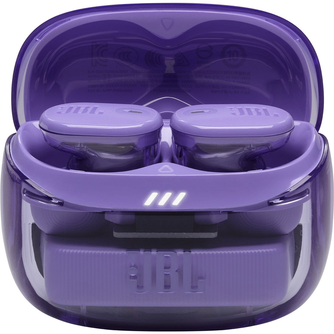 JBL Tune Buds 2 Ghost Edition - Ghost Mauve - True Wireless Noise Cancelling Earbuds - Detailshot 3