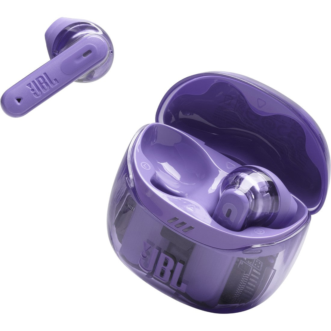 JBL Tune Flex 2 Ghost Edition - Ghost Mauve - True Wireless Noise Cancelling Earbuds - Detailshot 2