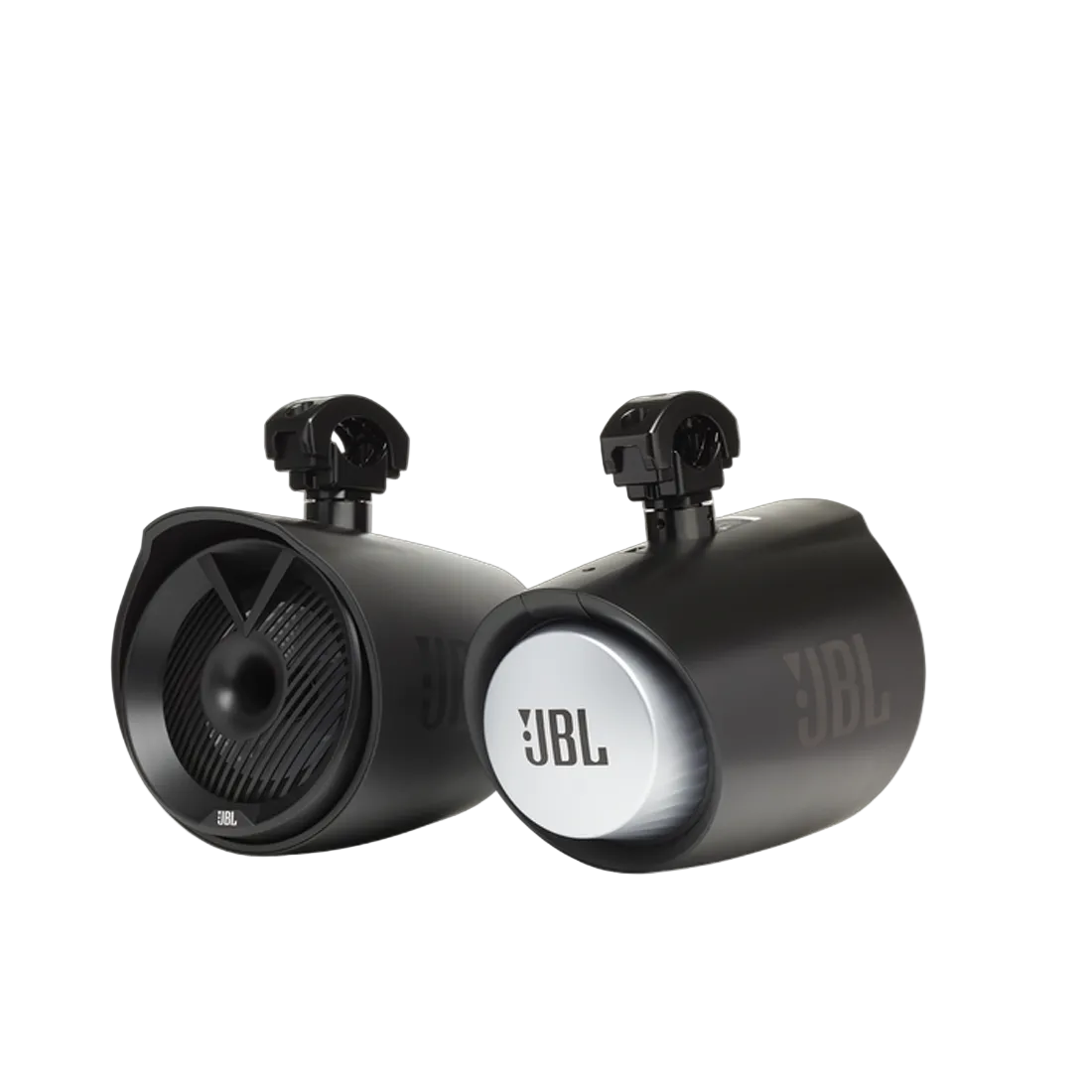 JBL MT8HLB Tower X Marine 8" 2-Way Marine Speakers with RGB lighting - Pair - Black