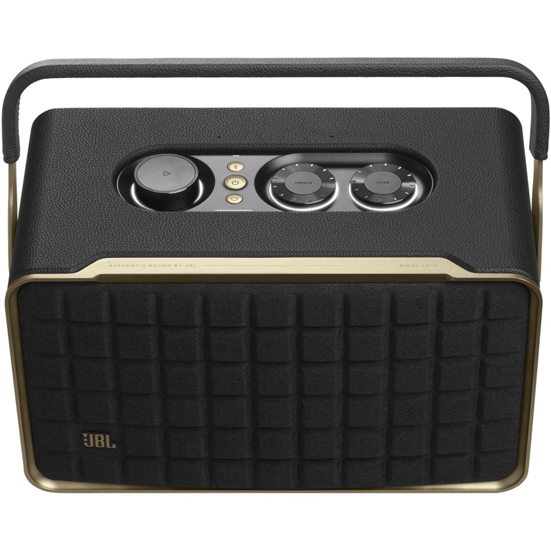 Black JBL Authentics 300 with on-speaker controls