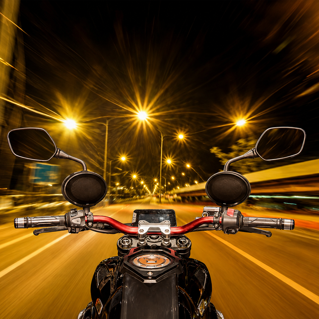 JBL Cruise Handlebar-Mounted Bluetooth Audio System with IPX5 Waterproofing