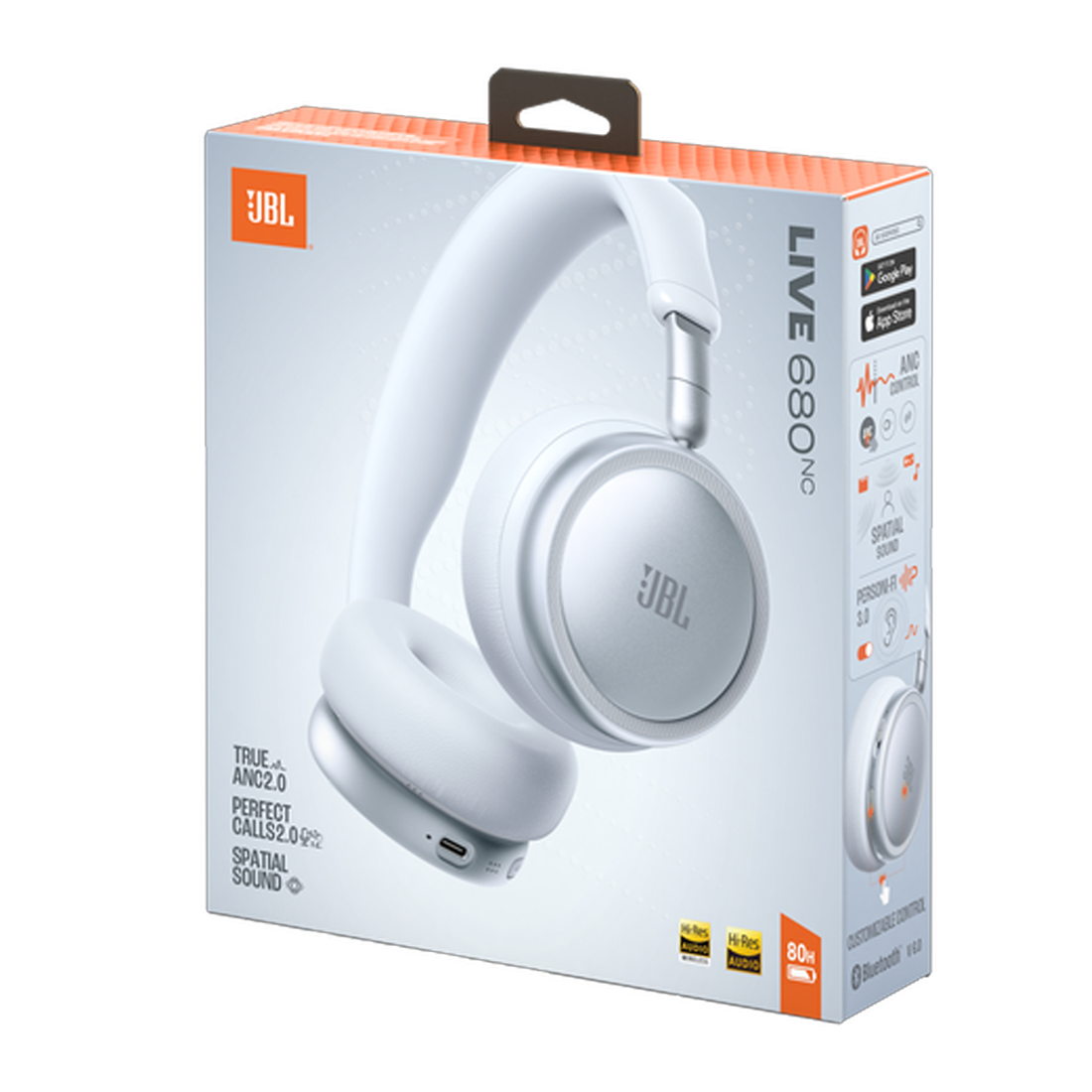 JBL Live 680NC Wireless On-Ear Noise Cancelling Headphones