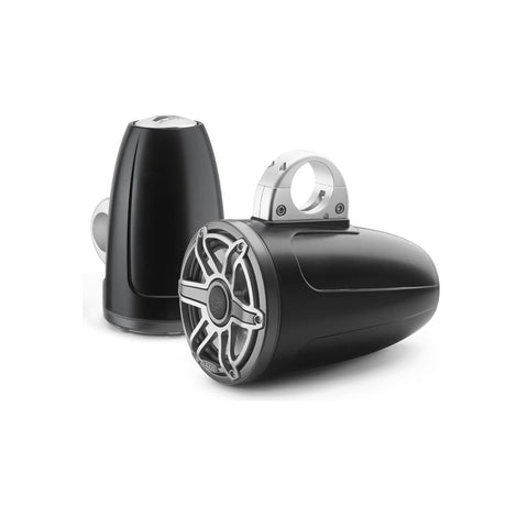 JL Audio M6-770ETXv3-Sb-S-GmTi 7.7" 100 Watt 4 Ohm Marine Enclosed Coaxial Speakers - Pair - #93656
