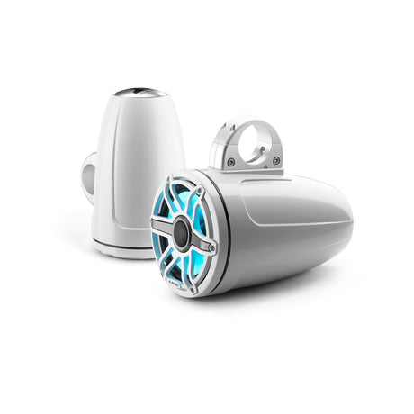 JL Audio M6-770ETXv3-Gw-S-GwGw-i 7.7" 100 Watt 4 Ohm Marine Enclosed Coaxial Speakers - Pair - #93655