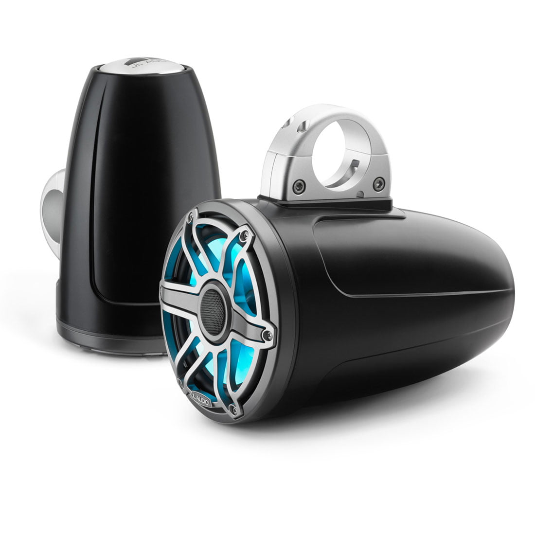 JL Audio M6-770ETXv3-Sb-S-GmTi-i 7.7" 100 Watt 4 Ohm Marine Enclosed Coaxial Speakers - Pair - #93653