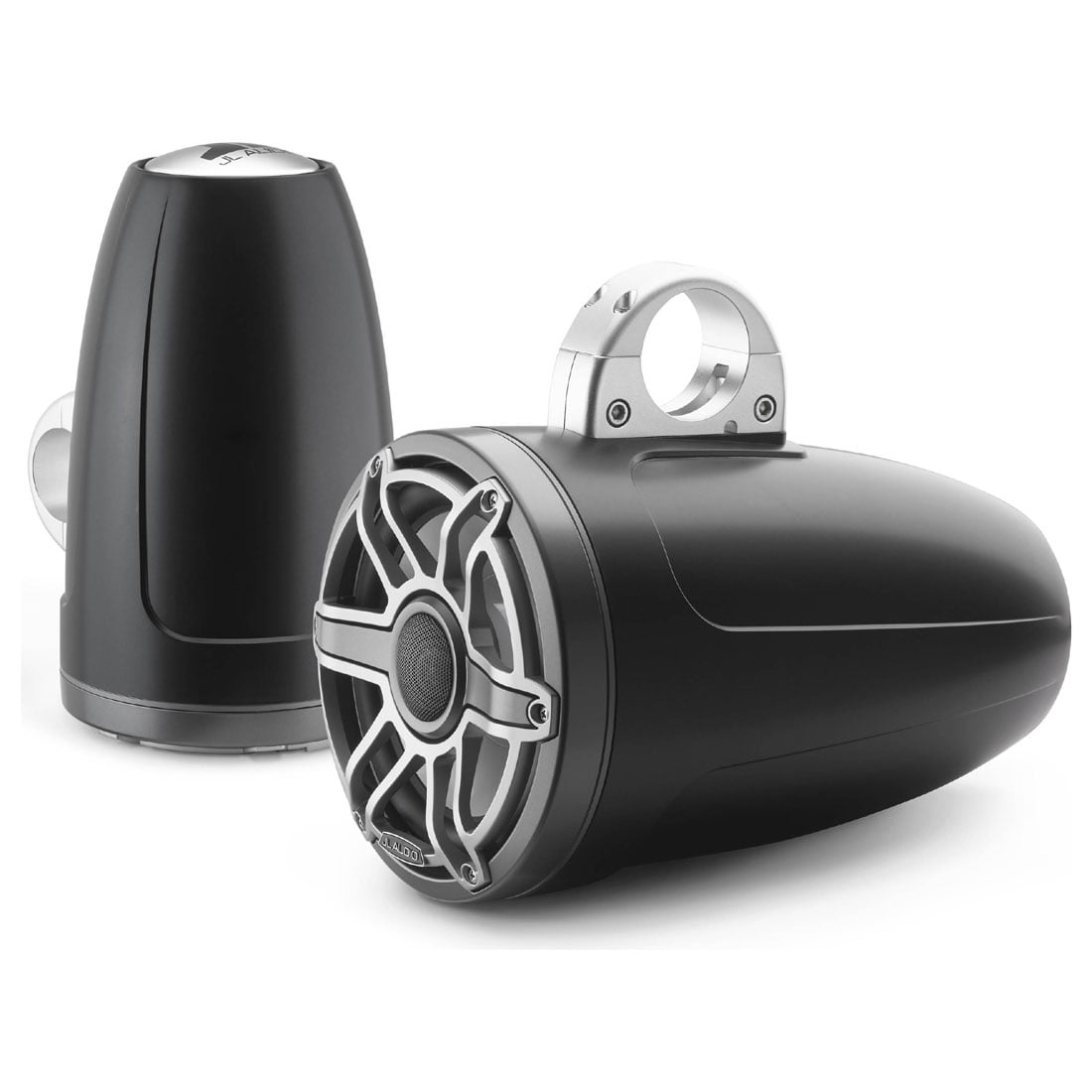 JL Audio M6-880ETXv3-Sb-S-GmTi 8.8" 125 Watt 4 Ohm Marine Enclosed Coaxial Speakers - Pair - #93666