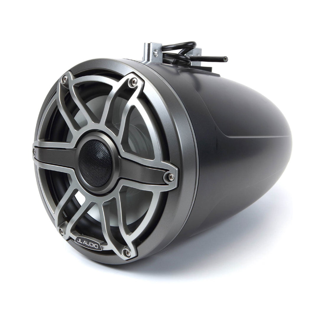 JL Audio M6-880ETXv3-Sb-S-GmTi 8.8" 125 Watt 4 Ohm Marine Enclosed Coaxial Speakers - Pair - #93666