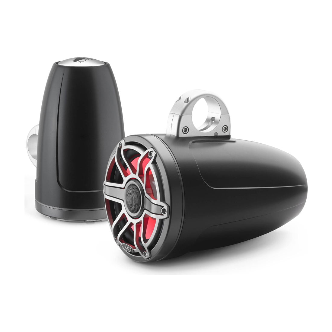 JL Audio M6-880ETXv3-Sb-S-GmTi-i 8.8" 125 Watt 4 Ohm Marine Enclosed Coaxial Speakers - Pair - #93663