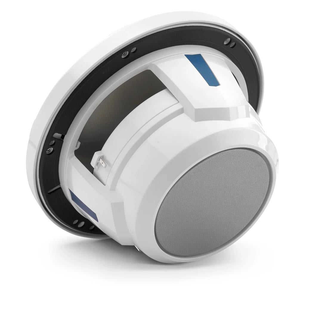 JL Audio M6-770X-C-3Gw 7.7" Marine Coaxial Speakers with Gloss White Classic Grille and Mesh Tweeter - Pair - #93688 (M6770XC3Gw)