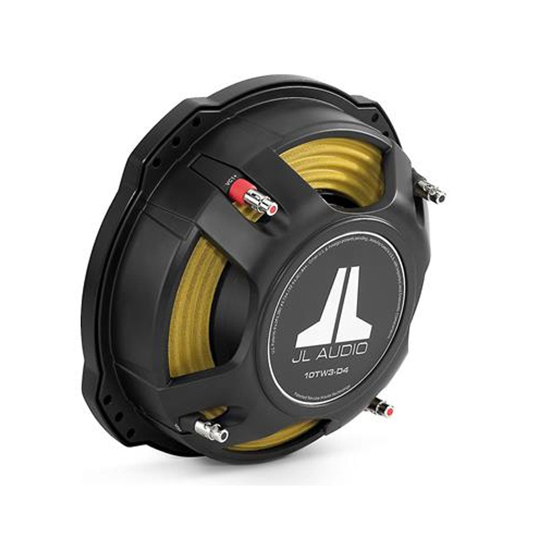 JL Audio 10TW3-D4 10" 400 Watt Shallow-Mount Subwoofer