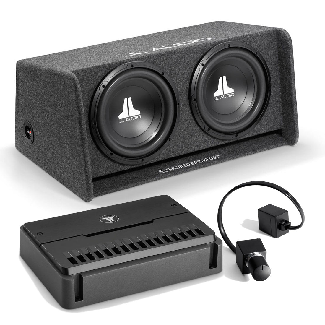JL Audio CP212-W0V3 Subwoofer | RD500/1 Amplifier | RBC-1 Remote - Bundle - 93283 | 98015 | 93281