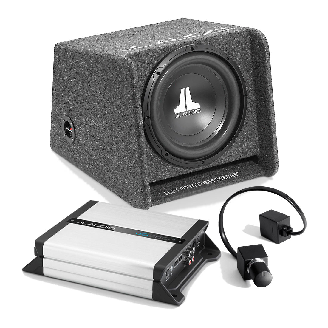 JL Audio CP112-W0V3 Subwoofer | JD250/1 Amplifier | RBC-1 Remote - Bundle - 93281 | 98360 | 98015