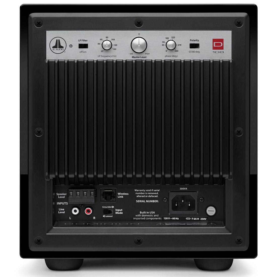 JL Audio Home Audio D108-GLOSS Dominion 8″ Powered Subwoofer – #96282