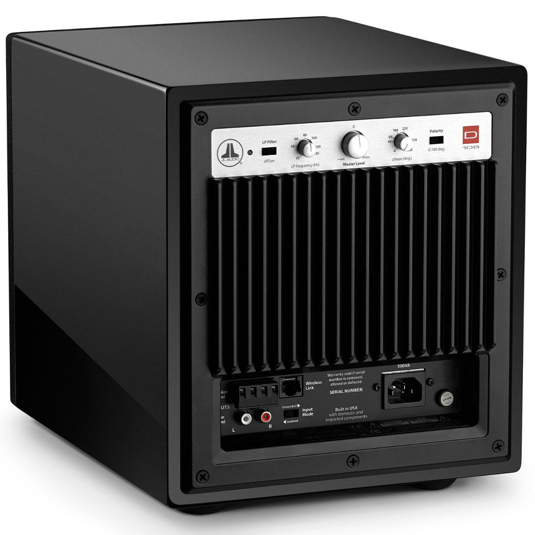 JL Audio D108-GLOSS Dominion 8″ Powered Subwoofer – #96282