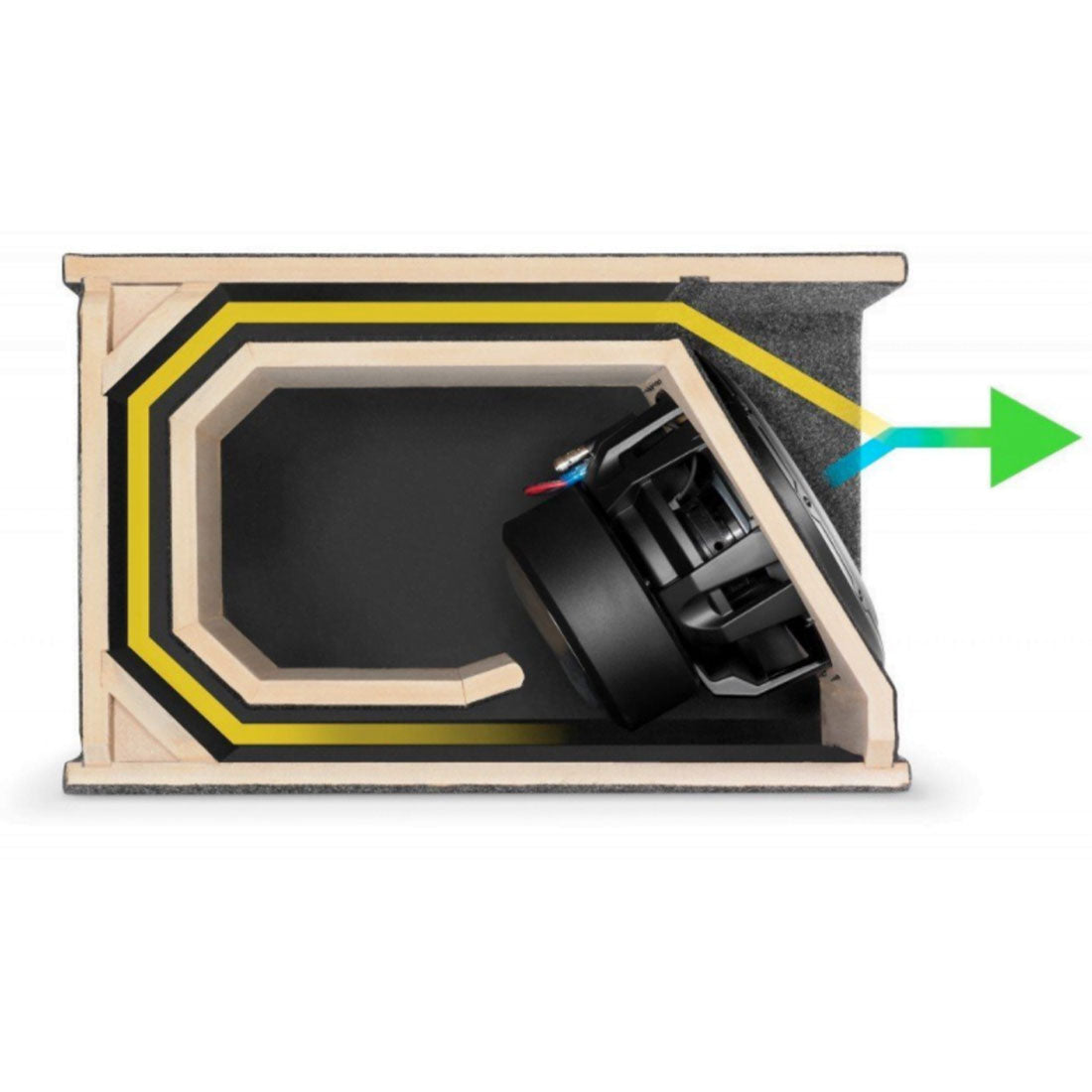 JL Audio HO112-W6v3 12" 600 Watt 2 Ohm Subwoofer – #93315