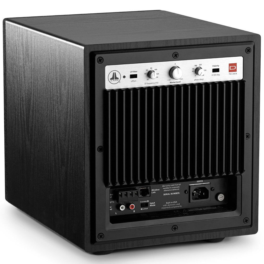 JL Audio Home Audio D108-ASH Dominion 8″ Powered Subwoofer- #96281