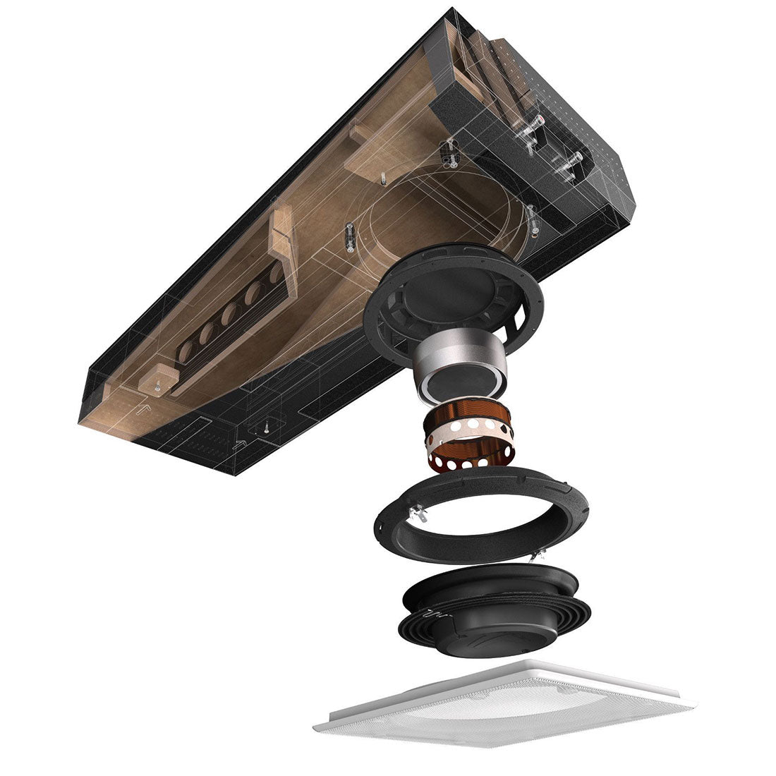 JL Audio Home Audio ICS-SYS-108 8″ In-Ceiling Powered Subwoofer System