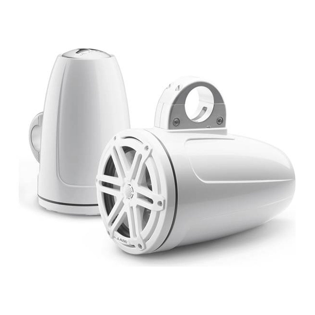 JL Audio M3-770ETXv3-Gw-S-Gw 7.7" 70 Watt 4 Ohm Marine Enclosed Tower Coaxial Speakers - Pair - #93538