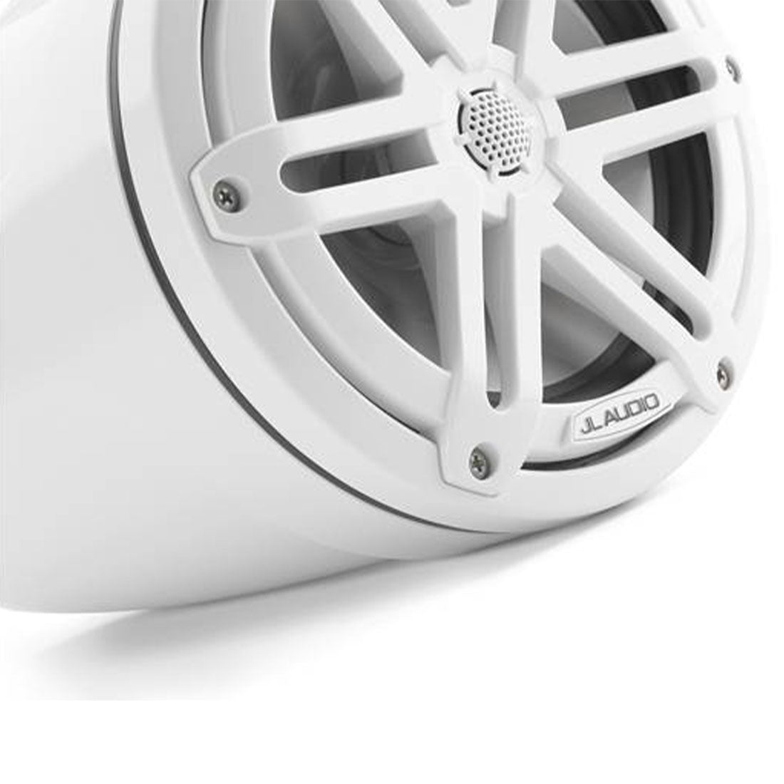 JL Audio M3-770ETXv3-Gw-S-Gw 7.7" 70 Watt 4 Ohm Marine Enclosed Tower Coaxial Speakers - Pair - #93538