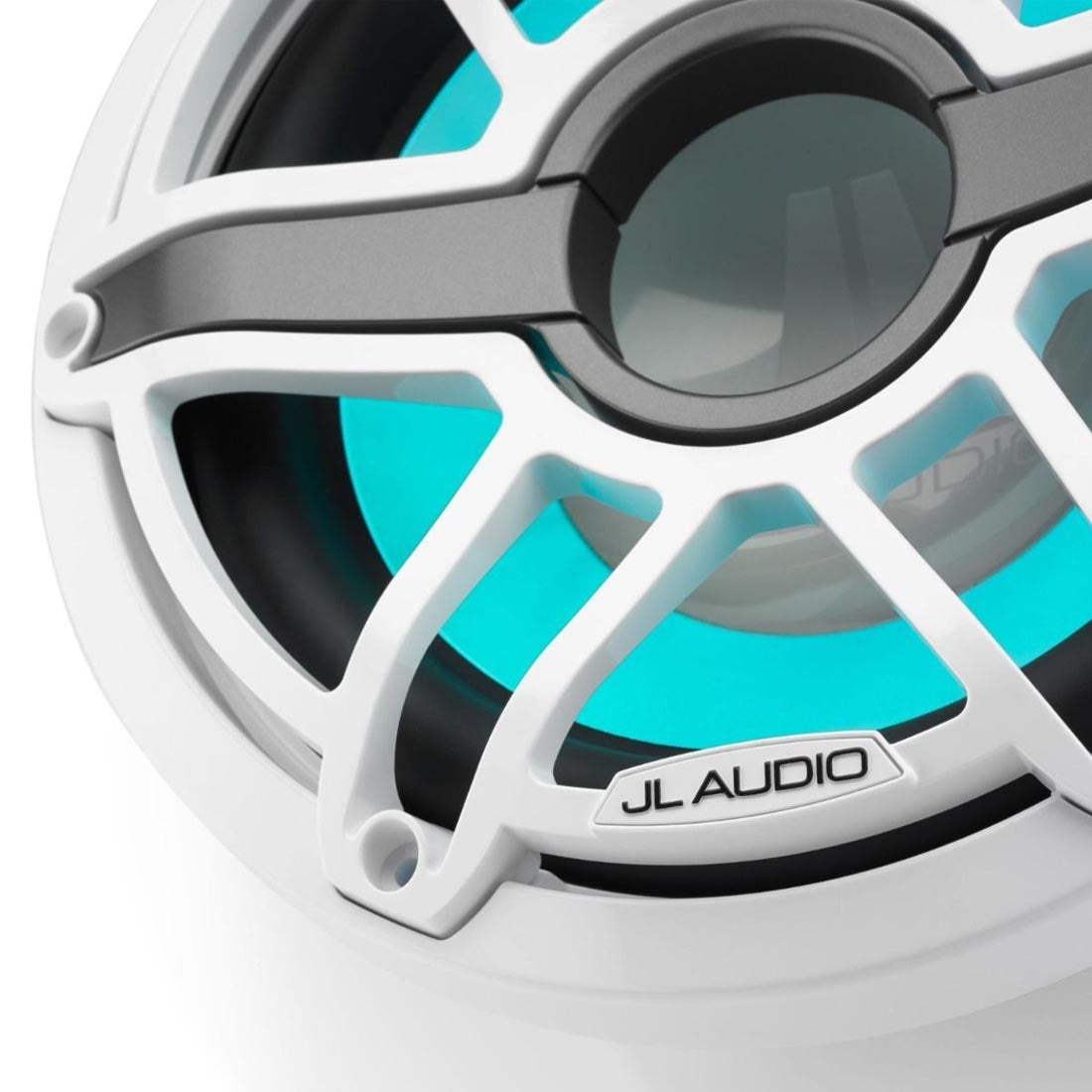 JL Audio M6-10W-S-GwGw-i-4 M6 Series 10" LED Light Marine Subwoofer - White Sport – #93645