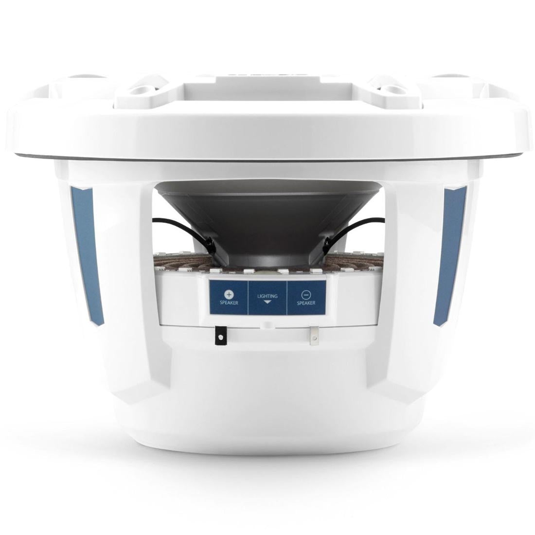 JL Audio M6-10W-S-GwGw-i-4 M6 Series 10" LED Light Marine Subwoofer - White Sport – #93645
