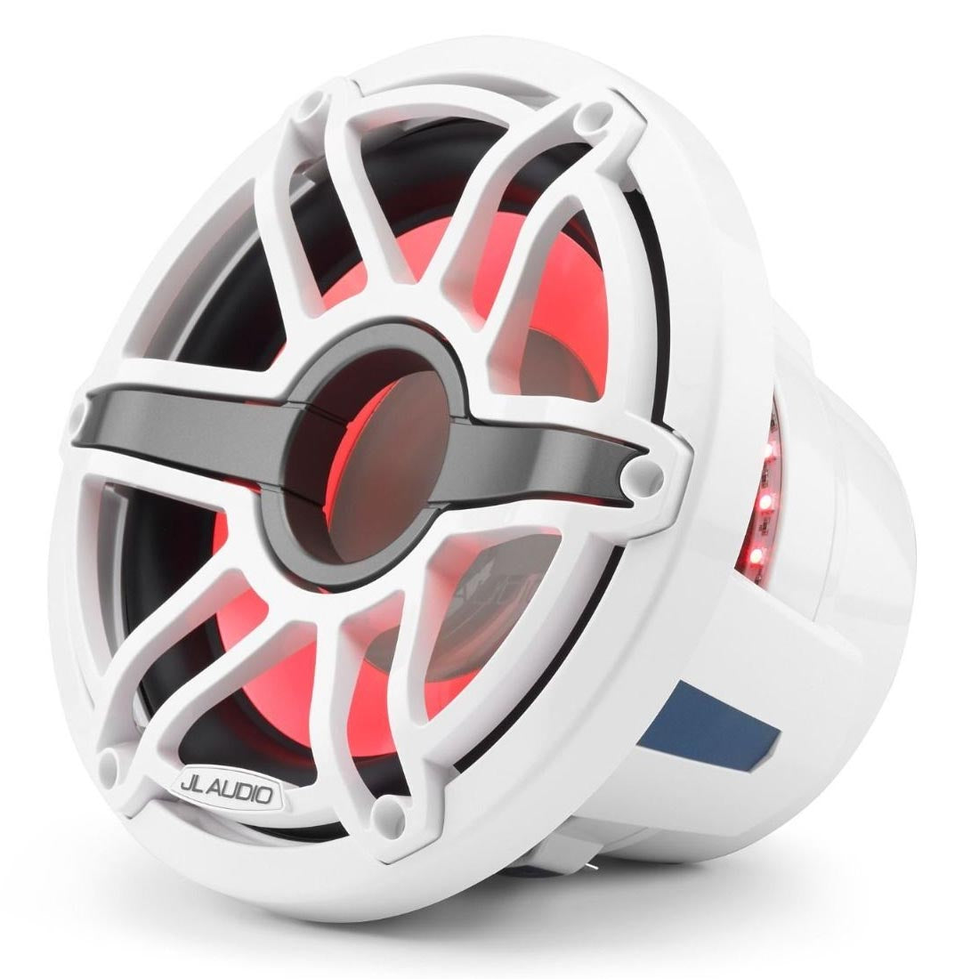 JL Audio M6-10W-S-GwGw-i-4 M6 Series 10" LED Light Marine Subwoofer - White Sport – #93645