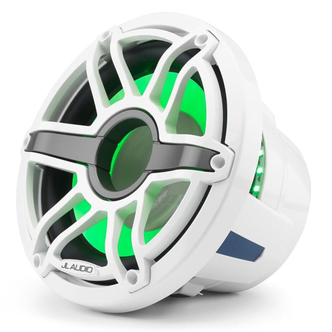 JL Audio M6-10W-S-GwGw-i-4 M6 Series 10" LED Light Marine Subwoofer - White Sport – #93645