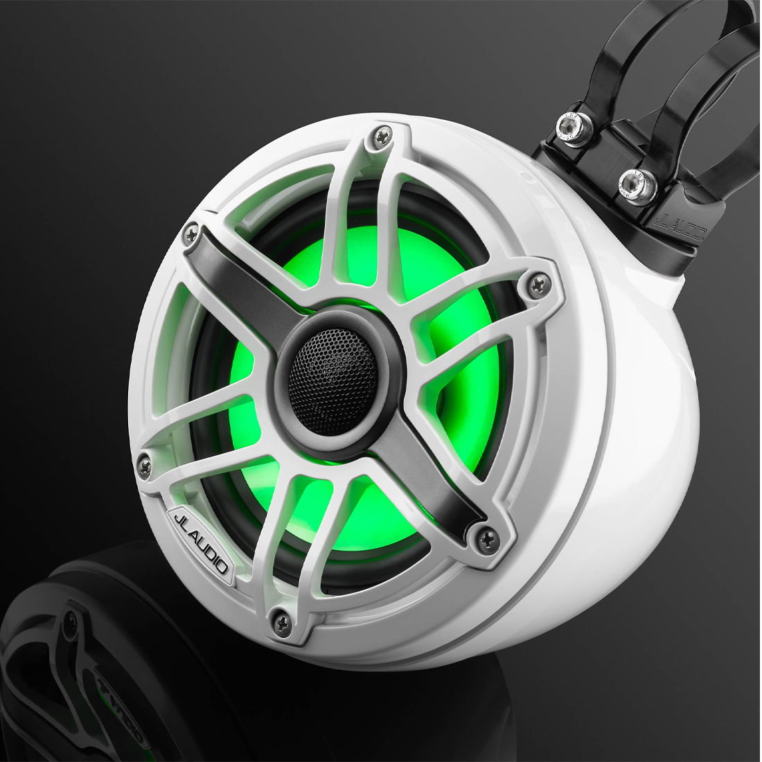 JL Audio M6-650VEX-Gw-S-GwGw-i M6 Series 6.5″ Coaxial Marine Speakers With LED Lights – #93412