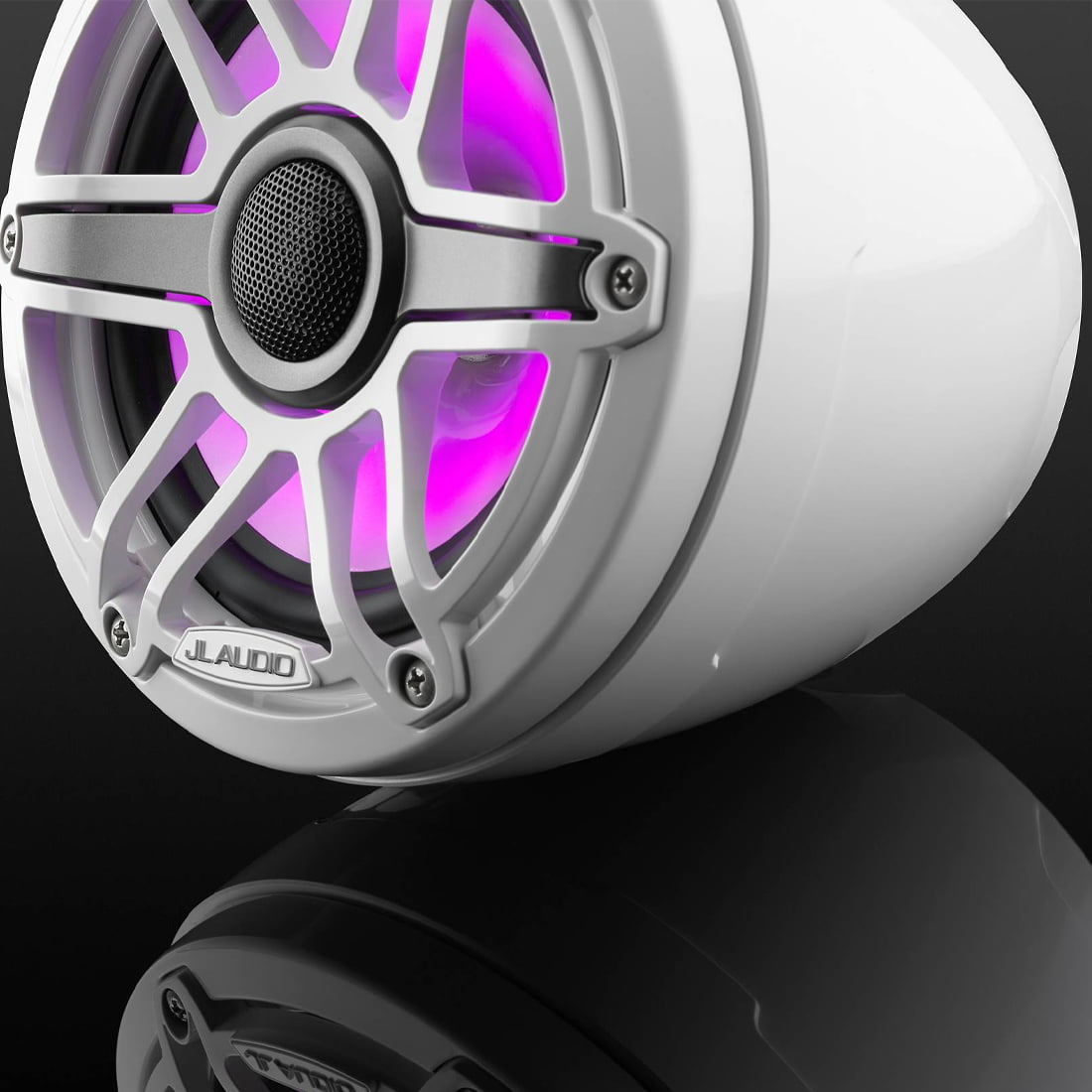JL Audio M6-650VEX-Gw-S-GwGw-i M6 Series 6.5″ Coaxial Marine Speakers With LED Lights – #93412