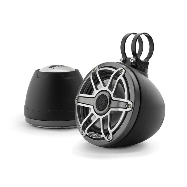 JL Audio M6-650VEX-Mb-S-GmTi 6.5" 75 Watt 4 Ohm Marine Enclosed Coaxial Speaker - #93413
